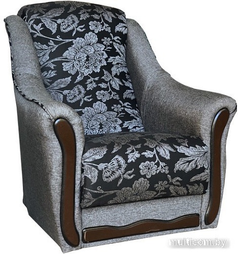 Интерьерное кресло Асмана Анна (кватро 2/палома серая)