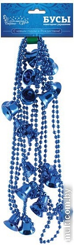 Бусы Волшебная страна Колокольчики (синий)