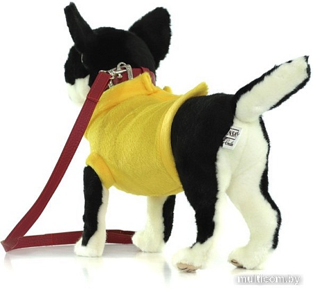 Классическая игрушка Hansa Сreation Собака чихуахуа, в желтой футболке 6384 (27 см)