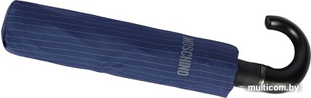 Зонт Moschino 8509-ToplessF Pinstripes Blue
