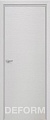Межкомнатная дверь Юркас Deform H7 ДГ 60x200 (дуб французский сильвер)