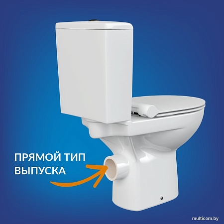 Унитаз напольный Cersanit Nature Clean On 011 3/5 DPL EO Slim 65410 (чаша)