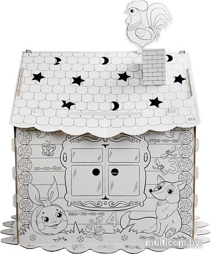 Домик-раскраска BRAUBERG Kids. Раскраска. Сказочный 880364