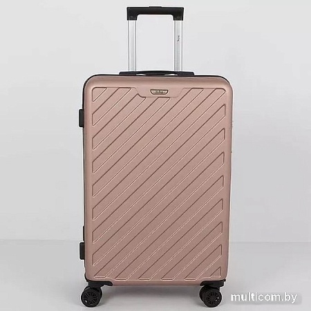 Чемодан-спиннер Mr.Bag 338-9101/5-24PNK (розовый)