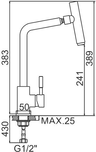 Смеситель Ledeme H98 L4998-5