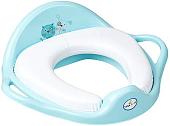 Детская накладка на унитаз Tega Пес и кот (мягкая, голубой)