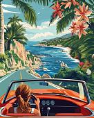 Алмазная мозаика Феникс+ Поездка на море 71424