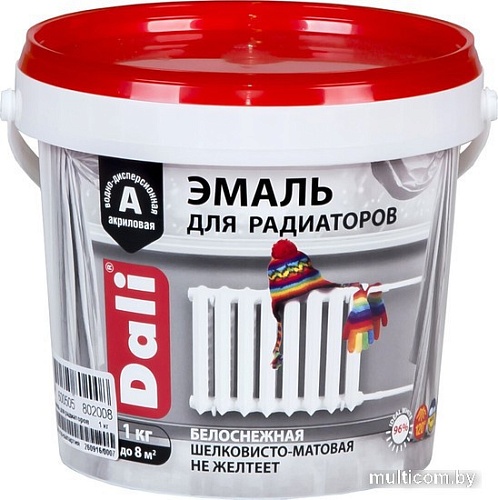 Эмаль Dali Для радиаторов 1 кг (акриловая)
