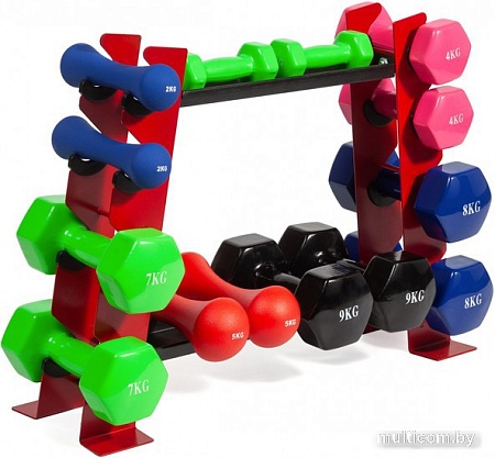 Стойка/стеллаж VictoryFit VF-D4010 (красный)