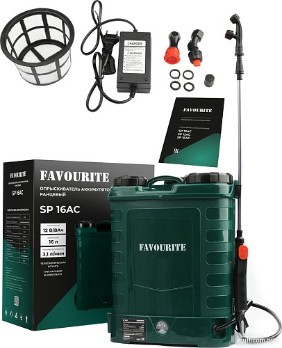 Аккумуляторный опрыскиватель Favourite SP 16AC