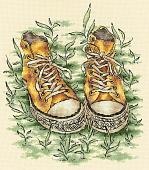 Набор для вышивания Сделай своими руками Кеды К-45С