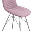 Стул Sheffilton SHT-ST29-C22/S37 (розовый зефир/хром лак)