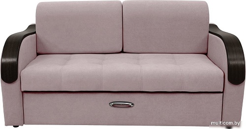 Диван Сириус Лидер-1 НПБ 185x110 (Eva 12 велюр светло-бежевый)