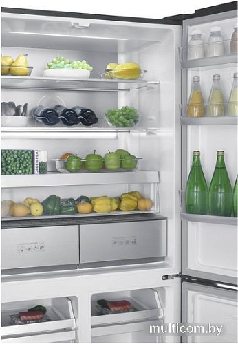 Четырёхдверный холодильник Korting KNFM 91868 GN