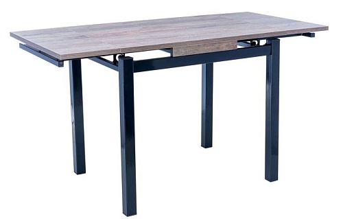 Кухонный стол Мебель Импэкс Leset Париж 1Р (черный-дуб лофт)