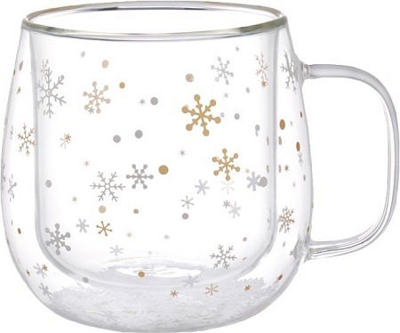 Кружка Mandarin Decor Снежная зима D1G7935BH-350S (белый)