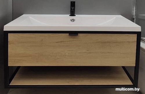 Мебель для ванных комнат Atri Тумба под умывальник Лофт 100П 1в.я. 05129100Н