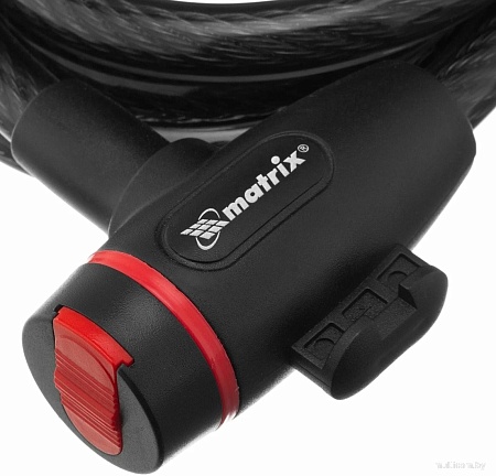 Тросовый велосипедный замок Matrix 91836