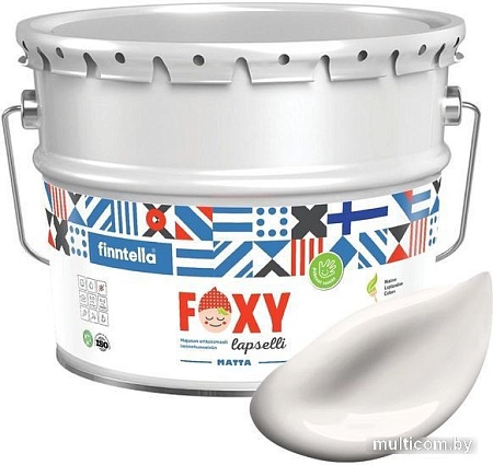 Краска Finntella Foxy Lapselli Matte Kives F-50-1-9-FL201 9 л (белый)