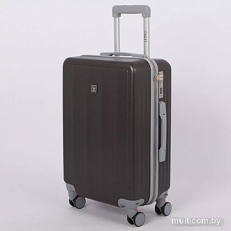 Чемодан-спиннер Grott 340-614/5-22 (серый)