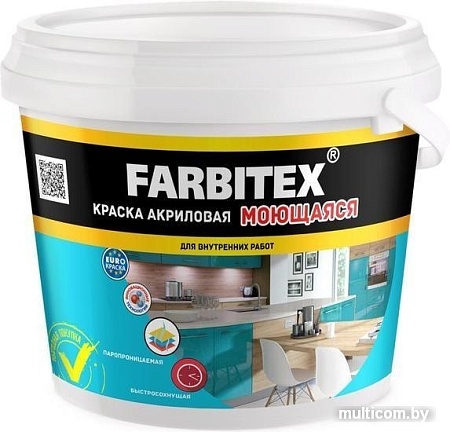 Краска Farbitex Моющаяся 13 кг