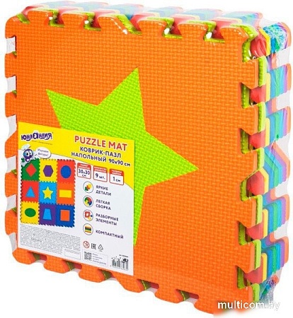 Коврик-пазл Юнландия Фигуры 664664