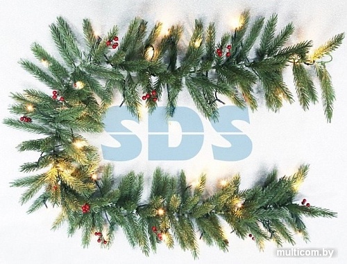 Рождественская ветка Neon-night 307-113 1.8 м с гирляндой 30 LED