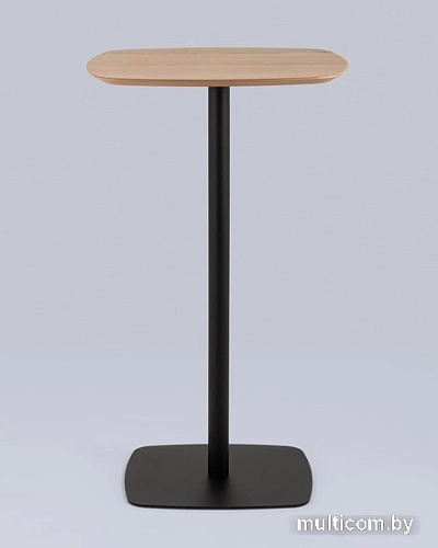 Барный стол Stool Group Form 60x60 T-005H (светлое дерево/черный)