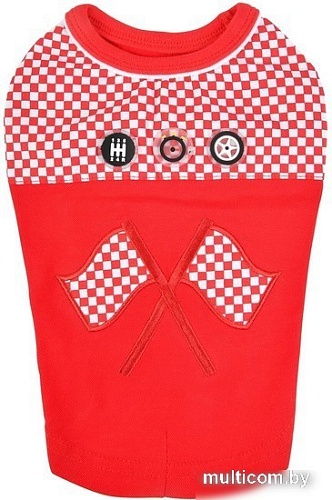 Футболка Puppia Ralli PAUA-TS1810-RD-L (L, красный)