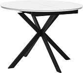 Мебель Импэкс Leset Капри (черный/стекло белое)