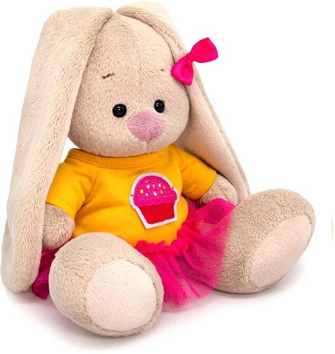 Классическая игрушка BUDI BASA Collection Зайка Ми в платье с пирожным SidX-553 (15 см)