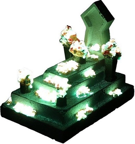Декорация Aqua Della Надгробие с цветами светящаяся 234/466643