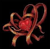 Набор для вышивания Сделай своими руками Сердце для тебя С-28С