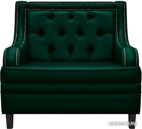 Интерьерное кресло Brioli Чикаго (экокожа, L15 зеленый)