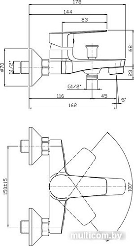 Смеситель Zollen Bergen [BE61610141]