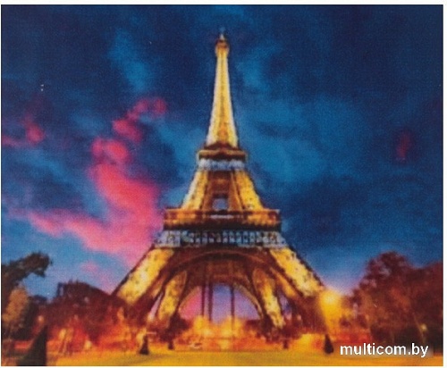 Алмазная мозаика Darvish Эйфелева башня ночью DV-9514-10