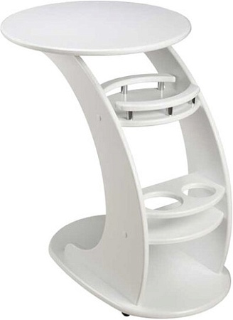 Приставной столик Мебелик Люкс (молочный дуб)