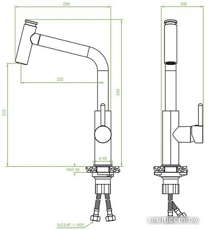 Смеситель Laveo Toro BAX 069D