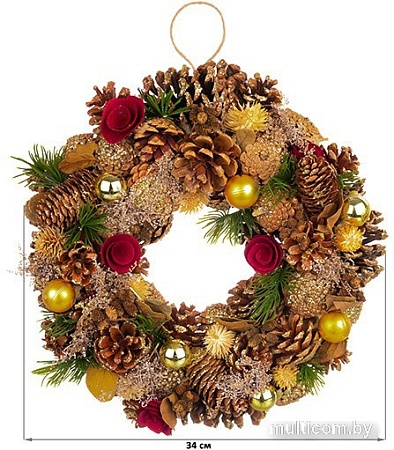 Рождественский венок Elan Gallery Венок Зимняя сказка 450092