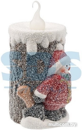 3D-фигура Neon-night Керамическая фигурка «Свечка со снеговиком» 505-016