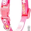 Ошейник Duvo Plus Cool Сats 11168/pink (розовый/желтый)