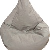 Кресло-мешок LoftyHome Груша L (велюр, серый)