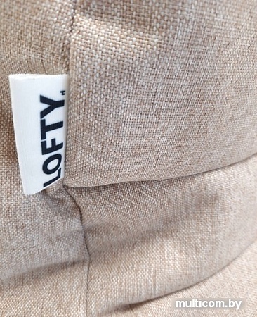 Кресло-мешок LoftyHome Кокон XL (рогожка, песок)