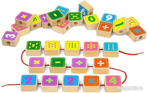 Шнуровка Alatoys Цифры КШЦ3003