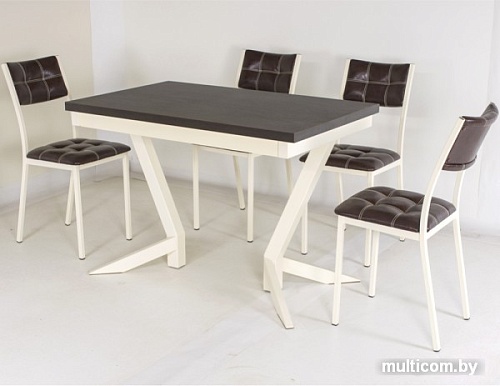 Обеденная группа AMC К6.2323 (слоновая кость/венге/баменда венге темный)