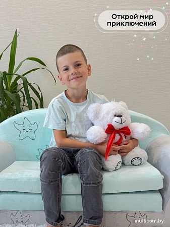 Классическая игрушка Sun&Rain Медведь Антоша 30см (белый)