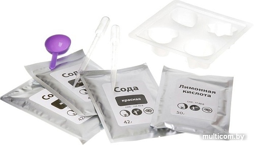 Набор для опытов Bondibon Науки с Буки Мини-лаборатория: Бомбочки для ванны ВВ3717