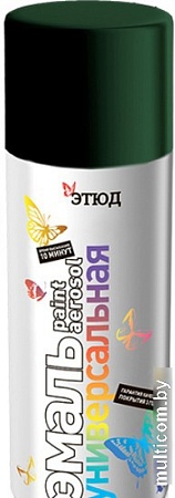 Краска Этюд Универсальная 520 мл (RAL 6006, хаки-олива)