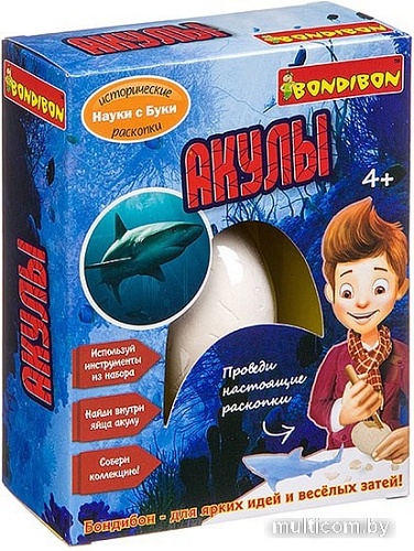 Набор для опытов Bondibon Науки с Буки Акулы ВВ3176