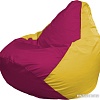 Кресло-мешок Flagman Груша Макси Г2.1-386 (фуксия/жёлтый)